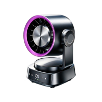 WIWU Ventilador Escritorio Electrónico (Violeta)