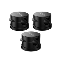 DEVIA Lite1 360° Kit 3 Organizadores de Cables Magnéticos (Negro)