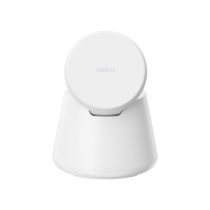 BELKIN Estación de Carga Modular 3-en-1 Qi2 25W (Blanco)