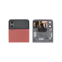 Tapa trasera superior roja Galaxy Z Flip4 (F721B)