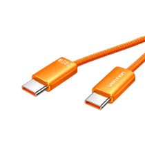 VENTION Cable Magnético USB-C a USB-C 1m (Naranja)