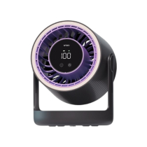 WIWU Hurricane Ventilador Escritorio con Luz ambiental (Violeta)