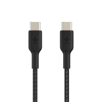 BELKIN Cable Trenzado USB-C a USB-C 0,15m (Negro)