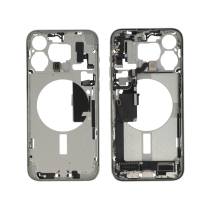 Chasis central Titanio Blanco iPhone 15 Pro Max (Con Componentes) (Pulled A)