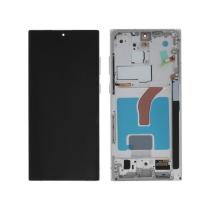 Pantalla completa Blanco Galaxy S22 Ultra (S908) (Soft OLED)