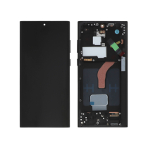 Pantalla completa Gris Galaxy S22 Ultra (S908) (Soft OLED)