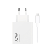 Xiaomi Pack Cargador 67W + Cable USB-C (Blanco)