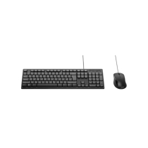 BELKIN Kit Teclado y Ratón con Cable (AZERTY)