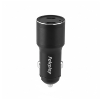 FAIRPLAY Cargador de Coche (60W) (2 USB-C)