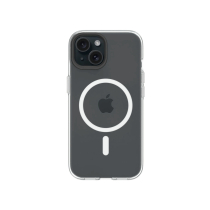 RHINOSHIELD Funda transparente MagSafe iPhone 15