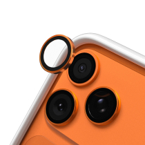 RHINOSHIELD Protector de cámara iPhone 17 Pro/Pro Max (Naranja)