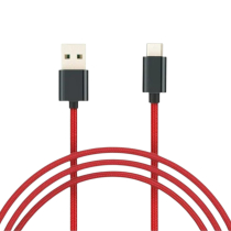 Xiaomi Cable trenzado USB-A a USB-C 1m (Rojo)