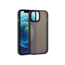 Funda satinada mate para iPhone 14 Pro Max (negra)