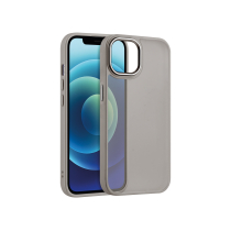 Funda satinada mate para iPhone 14 Pro Max (gris titanio)