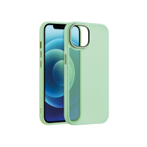 Funda satinada mate para iPhone 15 Pro Max (verde)