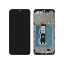 Pantalla completa negra Moto E22i (Con chasis)