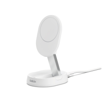 BELKIN Soporte de carga magnética Qi2 y plegable (15W) (Blanco)