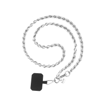 FAIRPLAY Cadena Larga Lou 120 cm (Plata)