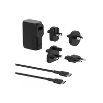 BELKIN Cargador de pared híbrido USB-C 25W + PowerBank 5K (Negro)