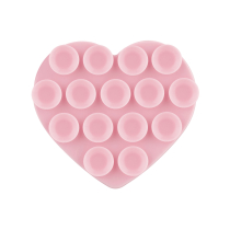 Soporte Ventosa Corazón (Rosa)