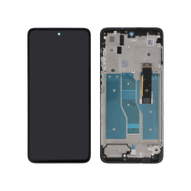 Pantalla completa negra Moto G82 5G (Con chasis) (ReLife)