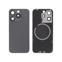 Tapa trasera Titanio Negro iPhone 15 Pro (con MagSafe) (Sin Logo)