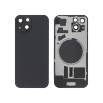 Tapa trasera negra iPhone 15 (Con MagSafe) (Sin Logo)