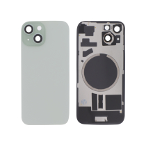 Tapa trasera verde iPhone 15 (con MagSafe) (Sin logo)
