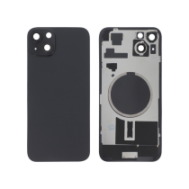 Tapa trasera negra iPhone 15 Plus (con MagSafe) (Sin logo)