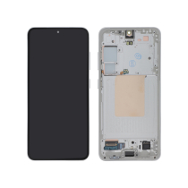 Pantalla completa Plata Galaxy S24 (S921B) (Con chasis)