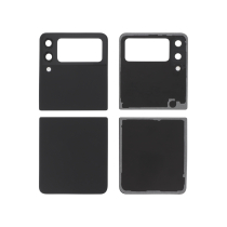Tapa trasera negra Galaxy Z Flip3 5G (F711B) (Sin logo)