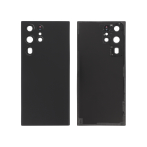 Tapa trasera negra Galaxy S22 Ultra (S908B) (Sin logo)