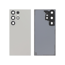 Tapa trasera Crema Galaxy S23 Ultra (S918B) (Sin logo)