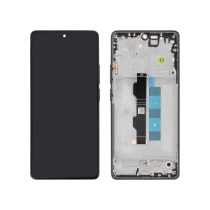Pantalla completa negra Poco M6 Pro (con chasis) (ReLife)