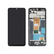 Pantalla completa negra Realme C30 (Con chasis)