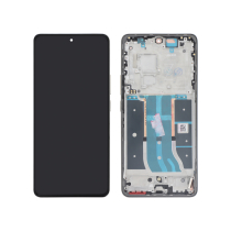 Pantalla completa negra Realme 12 Pro/12 Pro+ (Con chasis) (Relife)