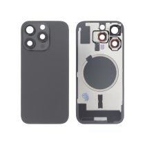 Tapa trasera Titanio Negro iPhone 16 Pro (con MagSafe) (Sin Logo)
