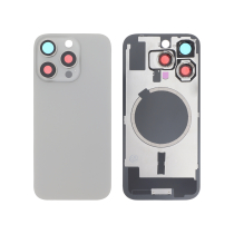 Tapa trasera Titanio Natural iPhone 16 Pro (Con MagSafe) (Sin Logo)