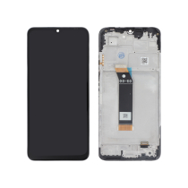 Pantalla completa negra Poco M4 5G (Con chasis)
