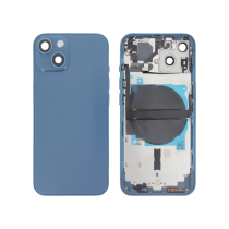 Tapa trasera completa azul iPhone 13 (Sin Logo)