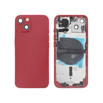 Tapa trasera completa roja iPhone 13 (Sin logo)
