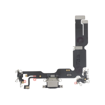 Conector de carga iPhone 15 Plus (Negro) (ReLife)