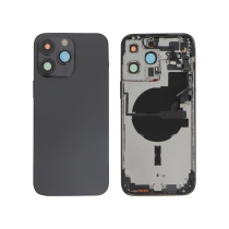 Tapa trasera completa Negro Espacial iPhone 14 Pro Max (con MagSafe) (Sin Logo)