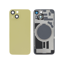 Tapa trasera Completa Amarilla iPhone 14 (Con MagSafe) (Sin Logo)