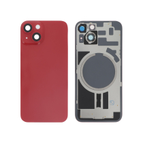 Tapa trasera Completa Roja iPhone 14 (Con MagSafe) (Sin Logo)