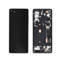 Pantalla completa negra Motorola Edge 2020 (XT2063) (Con chasis) (ReLife)