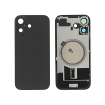 Tapa trasera negra iPhone 17 (Sin logo)