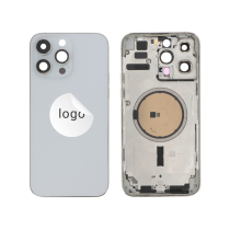 Tapa trasera Plata iPhone 14 Pro Max (Pulled C)