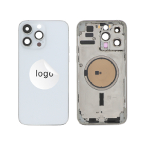 Tapa trasera Plata iPhone 14 Pro Max (Pulled B)