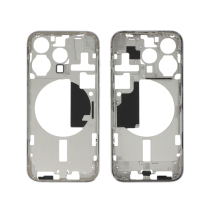 Chasis central Titanio Blanco iPhone 15 Pro (Pulled A)